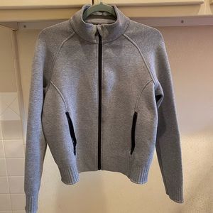Lululemon gray jacket with zipper